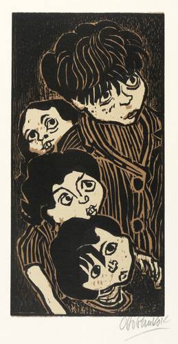 Pankok, Otto -  -  - Lauschende Kinder