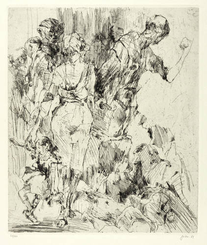 Perthen, Christine -  -  - Voranschreitende Gruppe (8. Mai 1945)