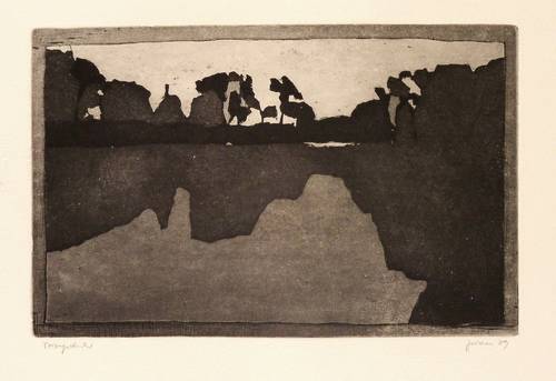 Perthen, Christine - Märkische Abendlandschaften (Johannes Bobrowski) - Märkische Abendlandschaften (Johannes Bobrowski) - Märkische Abendlandschaft IV