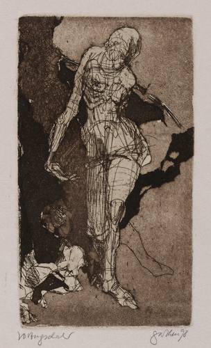 Perthen, Christine -  -  - Stehender Akt