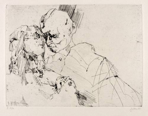 Perthen, Christine -  -  - Einander zugewandt (Paar)