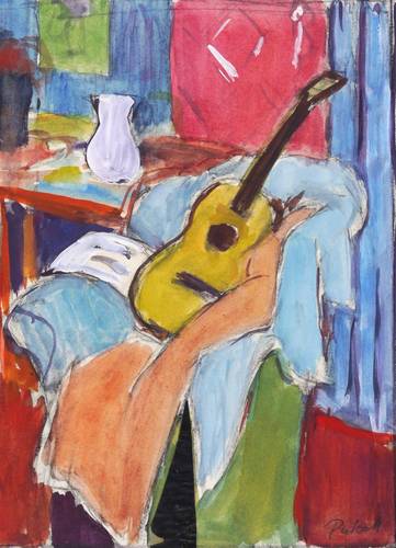 Pukall, Egon -  -  - Gitarrenstillleben