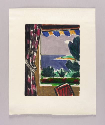 Pukall, Egon -  -  - Interieur mit Stuhl (Côte d’Azur)