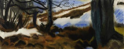 Querner, Curt -  -  - In Diebels Grund zur Schneeschmelze