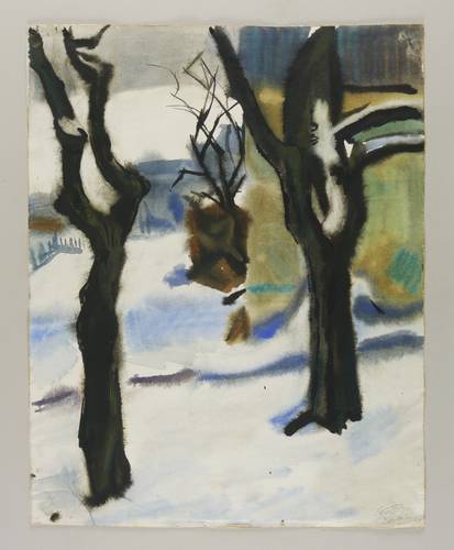 Querner, Curt -  -  - Winter in Börnchen