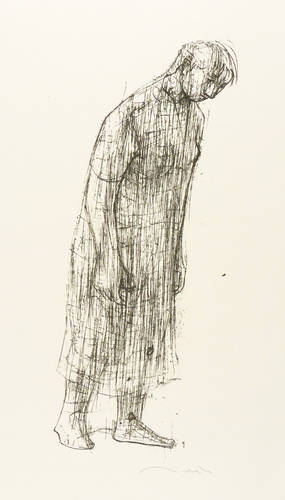 Richter, Hans Theo -  -  - Gebeugt Schreitende