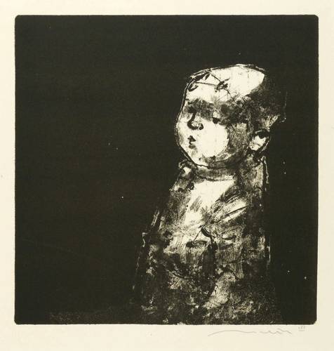 Richter, Hans Theo -  -  - Kind vor dunklem Grund