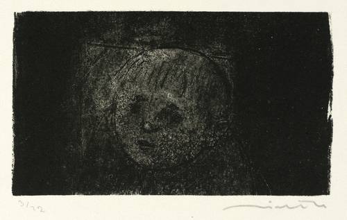 Richter, Hans Theo -  -  - Kinderkopf im Dunkel