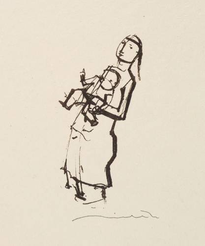 Richter, Hans Theo - Kinderszenen - Kinderszenen - Mädchen, ein Kind hebend