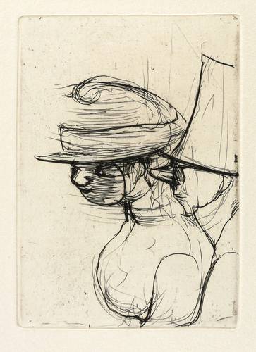 Richter, Hans Theo - Kinderfastnacht - Kinderfastnacht - Zei Masken als Paar, nach links