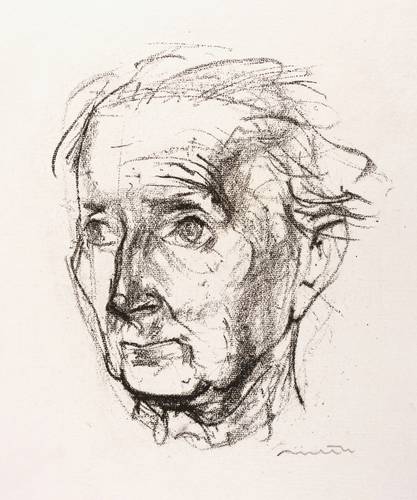 Richter, Hans Theo -  -  - Kopf der Mutter des Künstlers (Mutterbildnis III)