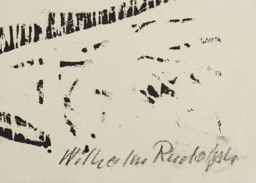 Rudolph, Wilhelm -  -  - Pappeln an der Elbe (Elbauen bei Pillnitz)
