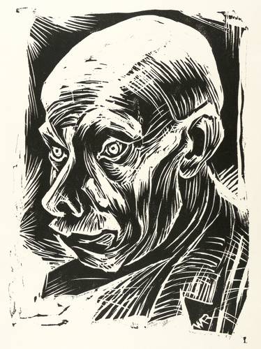 Rudolph, Wilhelm -  -  - Arbeiterkopf (Schuster)