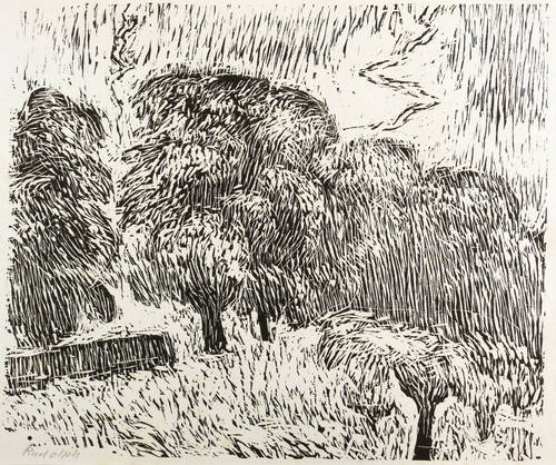 Rudolph, Wilhelm -  -  - Kleine Gewitterlandschaft