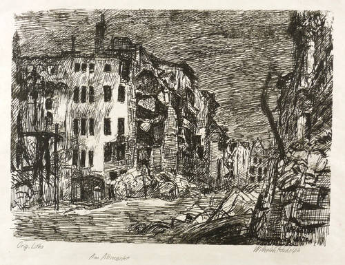 Rudolph, Wilhelm - Das zerstörte Dresden - Das zerstörte Dresden - Am Altmarkt