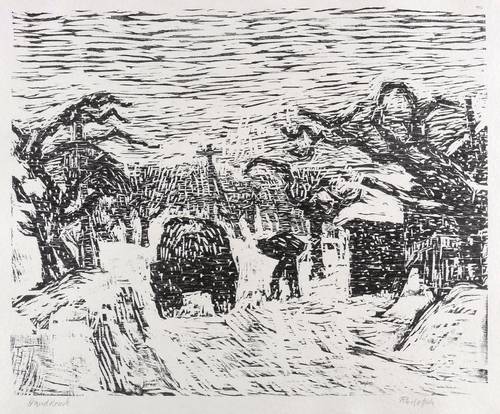 Rudolph, Wilhelm -  -  - Kohlenträger im Schnee