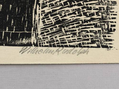 Rudolph, Wilhelm -  -  - Junge Frau am Klavier, singend