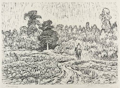 Rudolph, Wilhelm -  -  - Reiter in den Elbwiesen