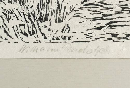 Rudolph, Wilhelm -  -  - Reiter in den Elbwiesen