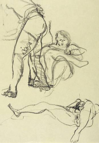 Schwimmer, Max -  -  - Diverse Einfälle (Skizzenblatt)