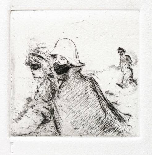 Schwimmer, Max -  -  - Masken im Schnee