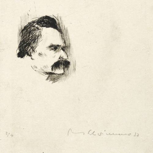 Schwimmer, Max -  -  - Bildnis Friedrich Nietzsche