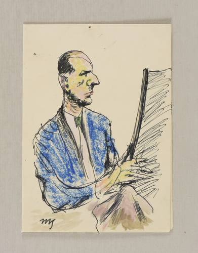 Schwimmer, Max -  -  - Porträt Helmut Holtzhauer
