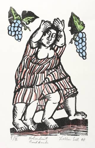 Sell, Lothar -  -  - Der gute Wein, von Trauben süß, macht tolle Köpf und tausend Füß