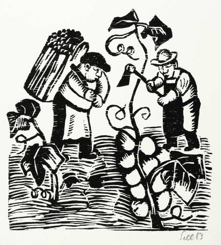 Sell, Lothar -  -  - Winzer im Weinberg
