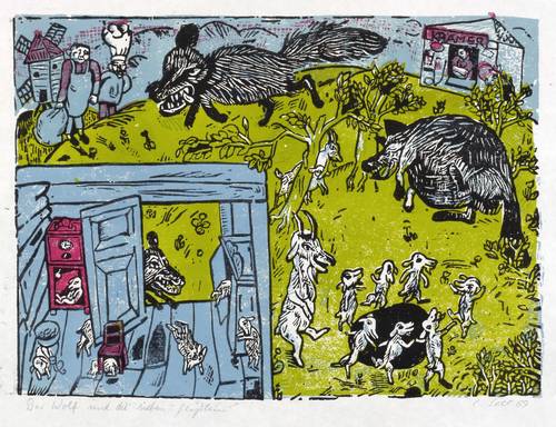 Sell, Lothar - Grimms Märchen - Grimms Märchen - Der Wolf und die sieben Geißlein