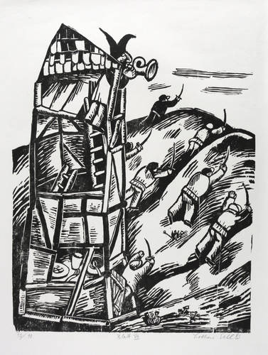 Sell, Lothar - Till Eulenspiegel - Till Eulenspiegel - Eulenspiegel als Turmbläser