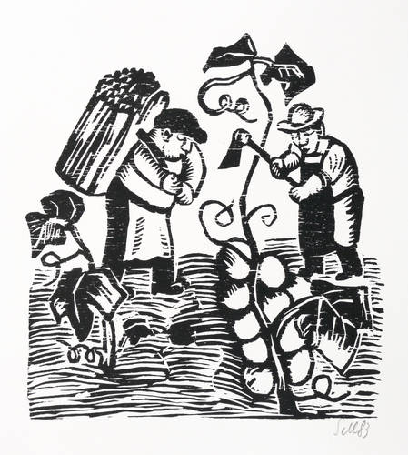 Sell, Lothar -  -  - Winzer im Weinberg