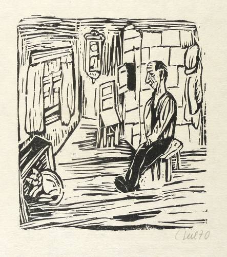 Sell, Lothar -  -  - Mann am Ofen (Erwin Strittmatter)