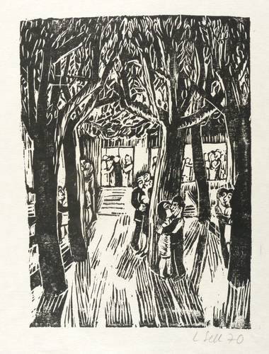 Sell, Lothar -  -  - Abends im Gartenlokal