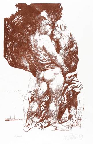 Sitte, Willi -  -  - Stehendes Liebespaar