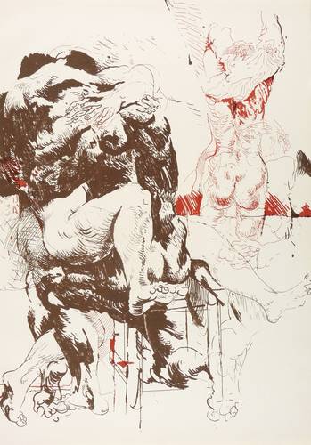 Sitte, Willi - Ars amatoria - Ars amatoria - Liebesszene sitzend