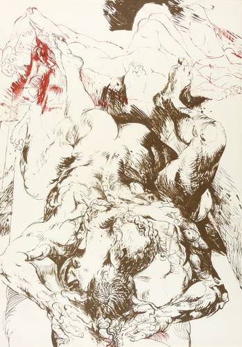 Sitte, Willi - Ars amatoria - Ars amatoria - Verschlungenes Paar