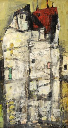 Springer, Reinhard -  -  - Häuserfront 17