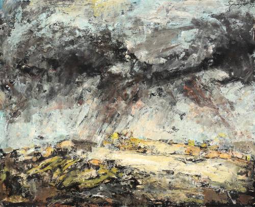 Springer, Reinhard -  -  - Gewitterlandschaft bei Dresden 1