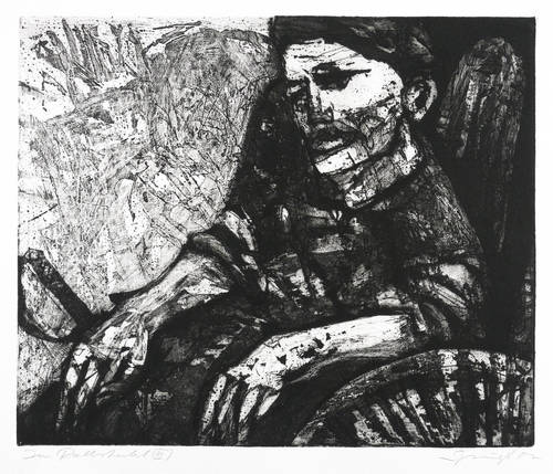 Springer, Reinhard - Begegnung mit Behinderten - Begegnung mit Behinderten - Im Rollstuhl (III)