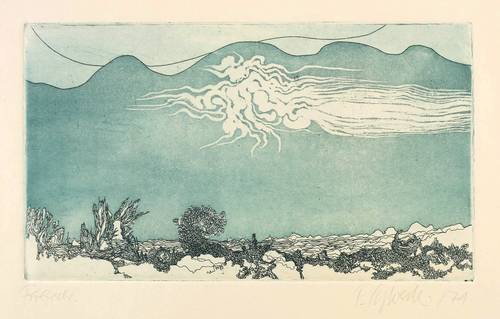 Sylvester, Peter -  -  - Neujahrsgrafik 1971