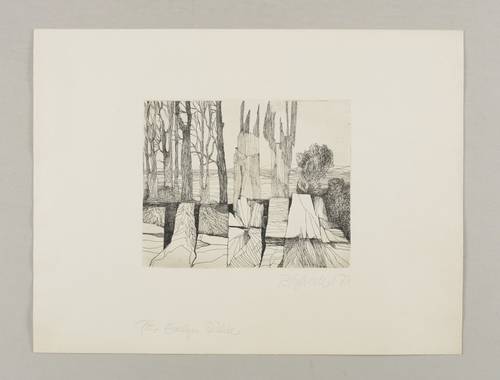 Sylvester, Peter -  -  - Ohne Titel (Kleine Landschaft)