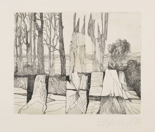 Sylvester, Peter -  -  - Ohne Titel (Kleine Landschaft)