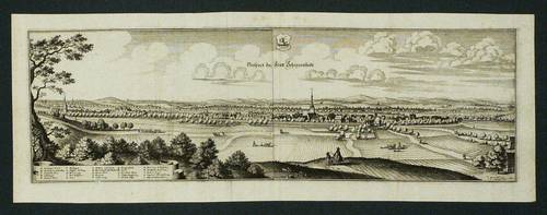 Schöppenstedt - Panoramaansicht - Panoramaansicht - Prospect der Statt Scheppenstedt