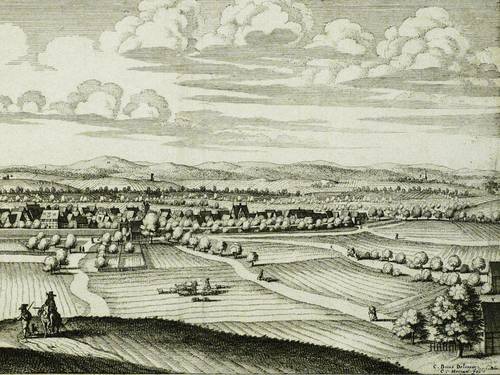Schöppenstedt - Panoramaansicht - Panoramaansicht - Prospect der Statt Scheppenstedt