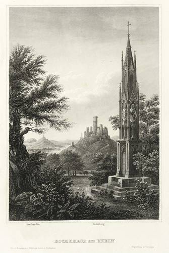 Hochkreuz (Bonn) - Hochkreuz mit Godesburg - Hochkreuz mit Godesburg - Hochkreuz am Rhein