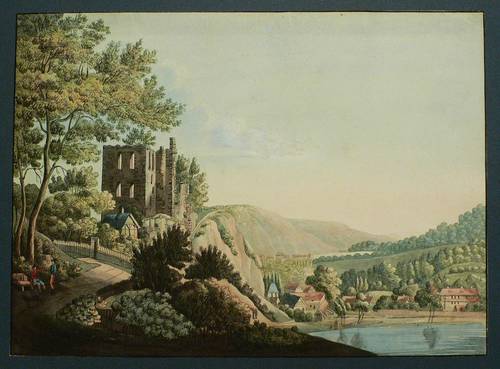 Tharandt - Burgruine - Burgruine - Ansicht der Burgruine Tharandt