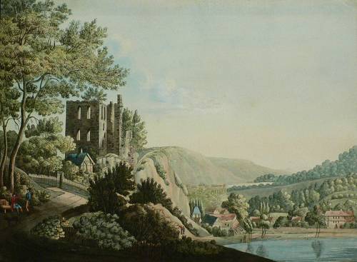 Tharandt - Burgruine - Burgruine - Ansicht der Burgruine Tharandt