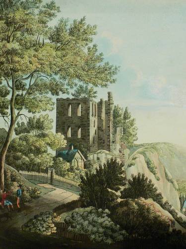 Tharandt - Burgruine - Burgruine - Ansicht der Burgruine Tharandt