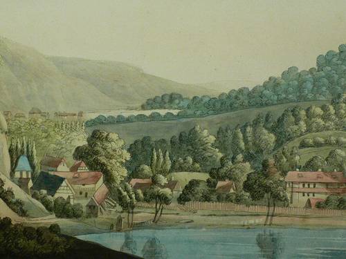 Tharandt - Burgruine - Burgruine - Ansicht der Burgruine Tharandt